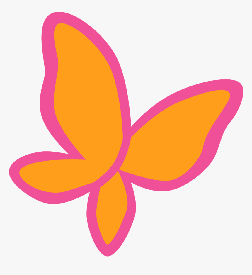2020 Butterfly Pink Orange, HD Png Download
