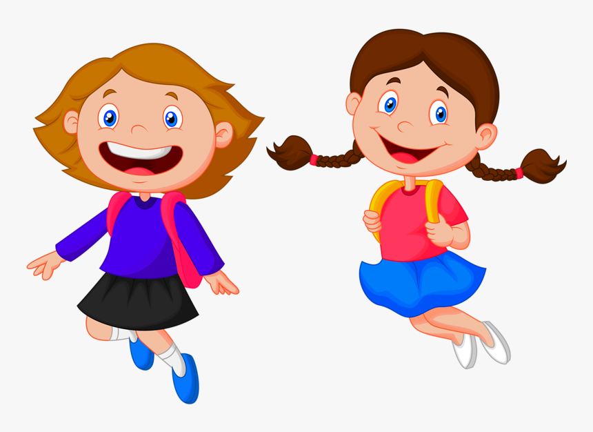 School Child Cartoon, HD Png Download