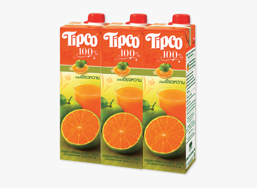 Tipco 100% Tangerine Orange Juice, HD Png Download