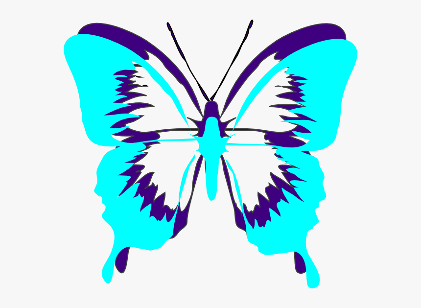 Black And White Transparent Butterfly Clipart, HD Png Download