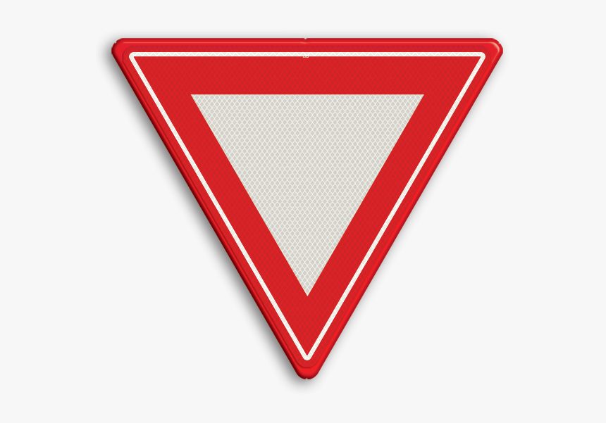 Verkeersbord Rvv B06 - Bord Gevaarlijk Kruispunt, HD Png Download