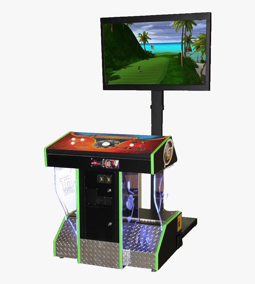 2019 Golden Tee, Silver Strike X & Power Putt In Funglo - Pedestal Arcade Games, HD Png Download