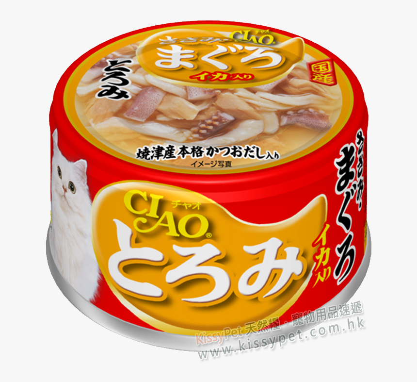 Inaba Ciao Canned Cat Food - Ciao Кальмар С Филе Курицы И Мраморным Тунцом, HD Png Download