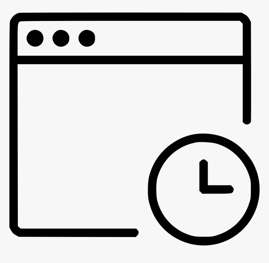Time Date History Mac App Application Window - Circle, HD Png Download