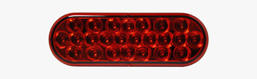 6 1/2in X 2 1/4in Led Red Oval Trailer Light - Light, HD Png Download