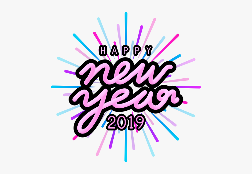Happy New Year Png - Graphic Design, Transparent Png