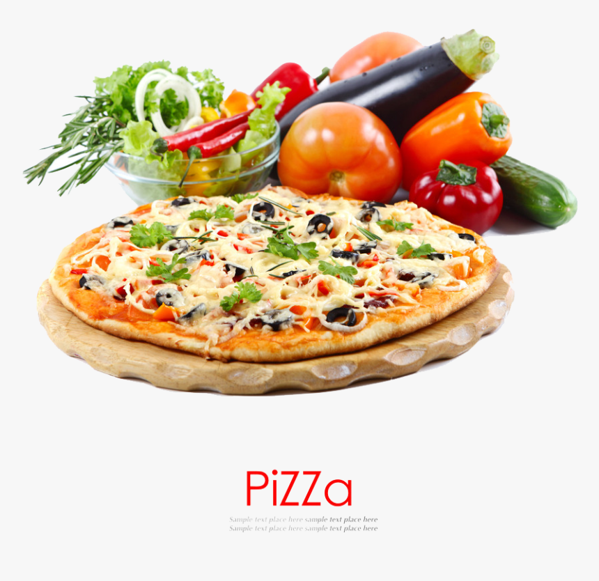 Vegetables Png Pizza, Transparent Png