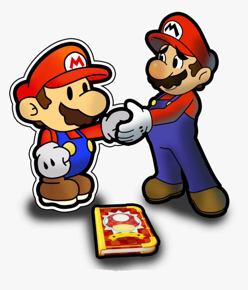 Paper Mario And Mario, HD Png Download