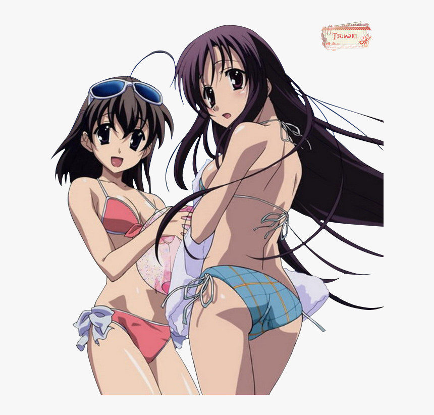 Anime Bikini School Days, HD Png Download