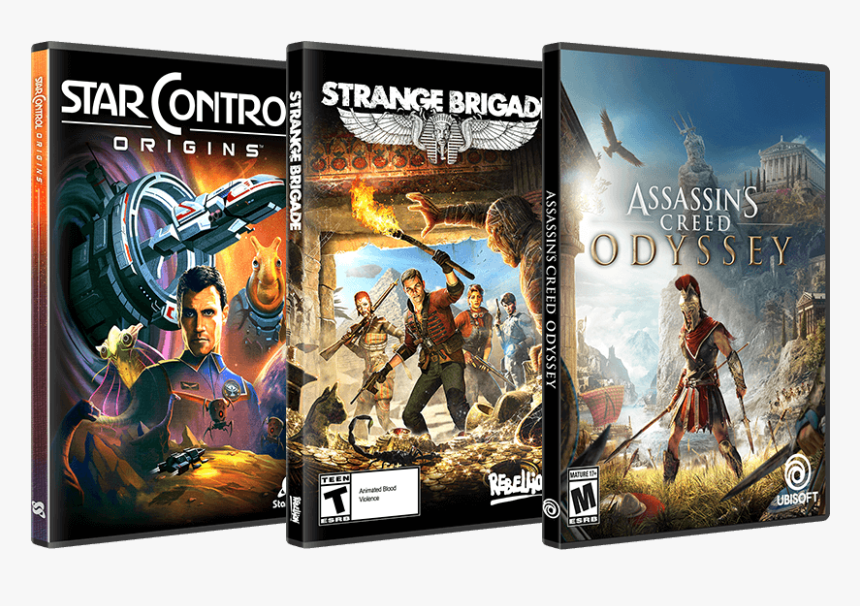 Assassin’s Creed Odyssey, Strange Brigade, And Star - Amazon Raise The Game Bundle, HD Png Download