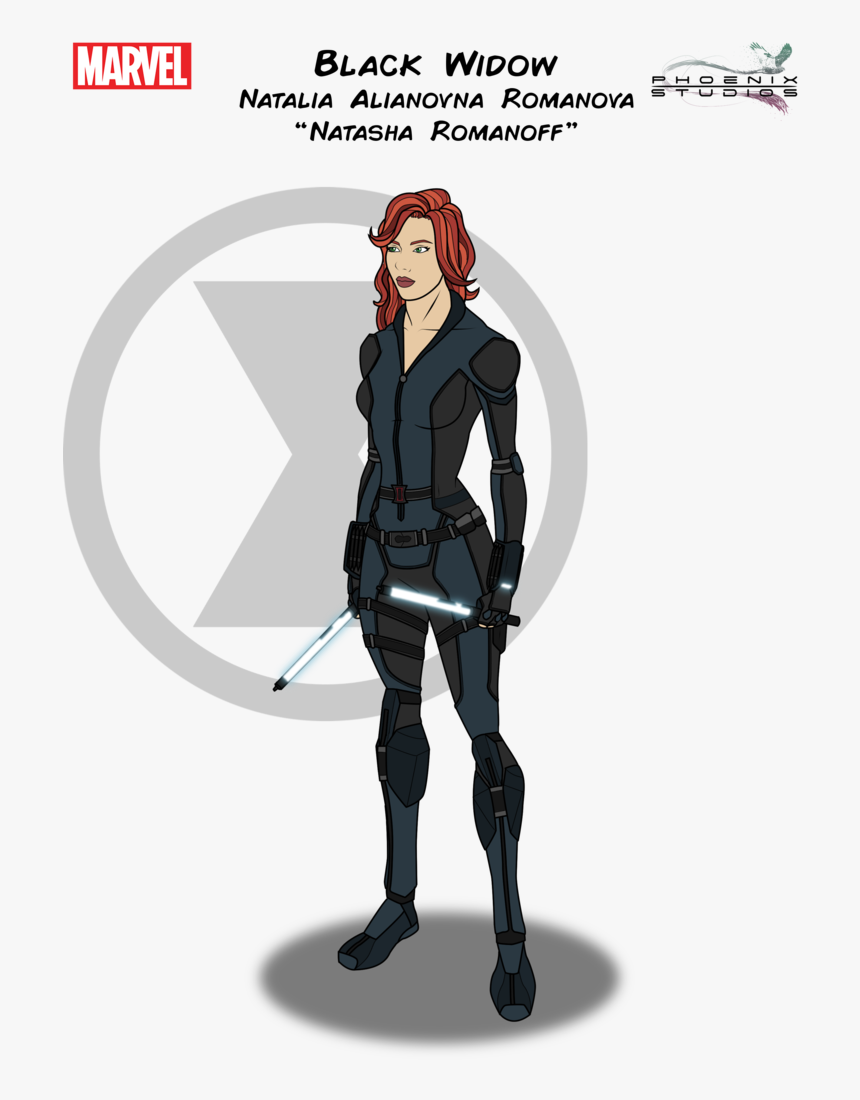 Black Widow By Phoenixstudios91 On Deviantart Marvel - Mcu Red She Hulk, HD Png Download