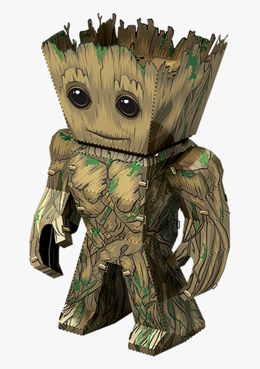 Metal Earth Steel Model Kit - Metal Earth Groot, HD Png Download