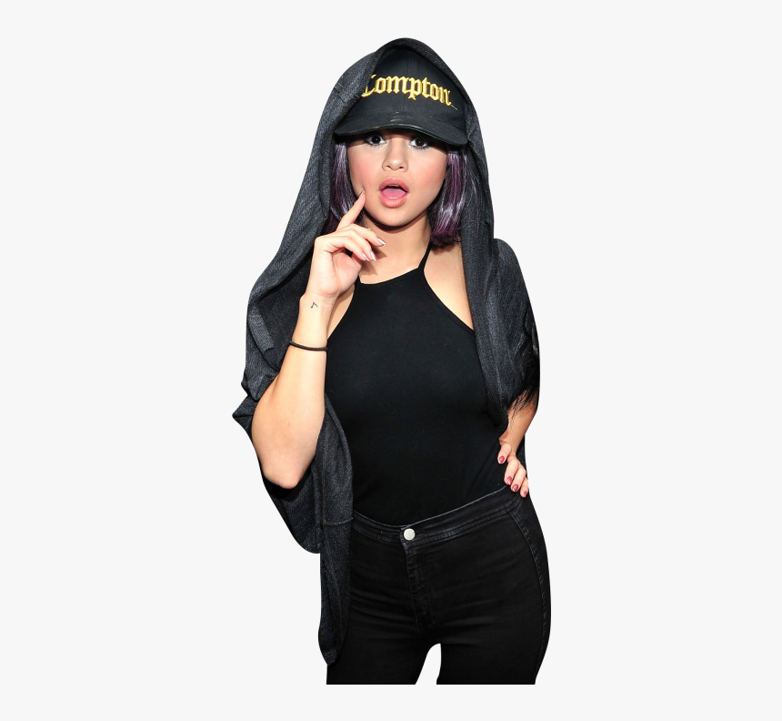 Selena Gomez Hoodie Png Image - Girl, Transparent Png