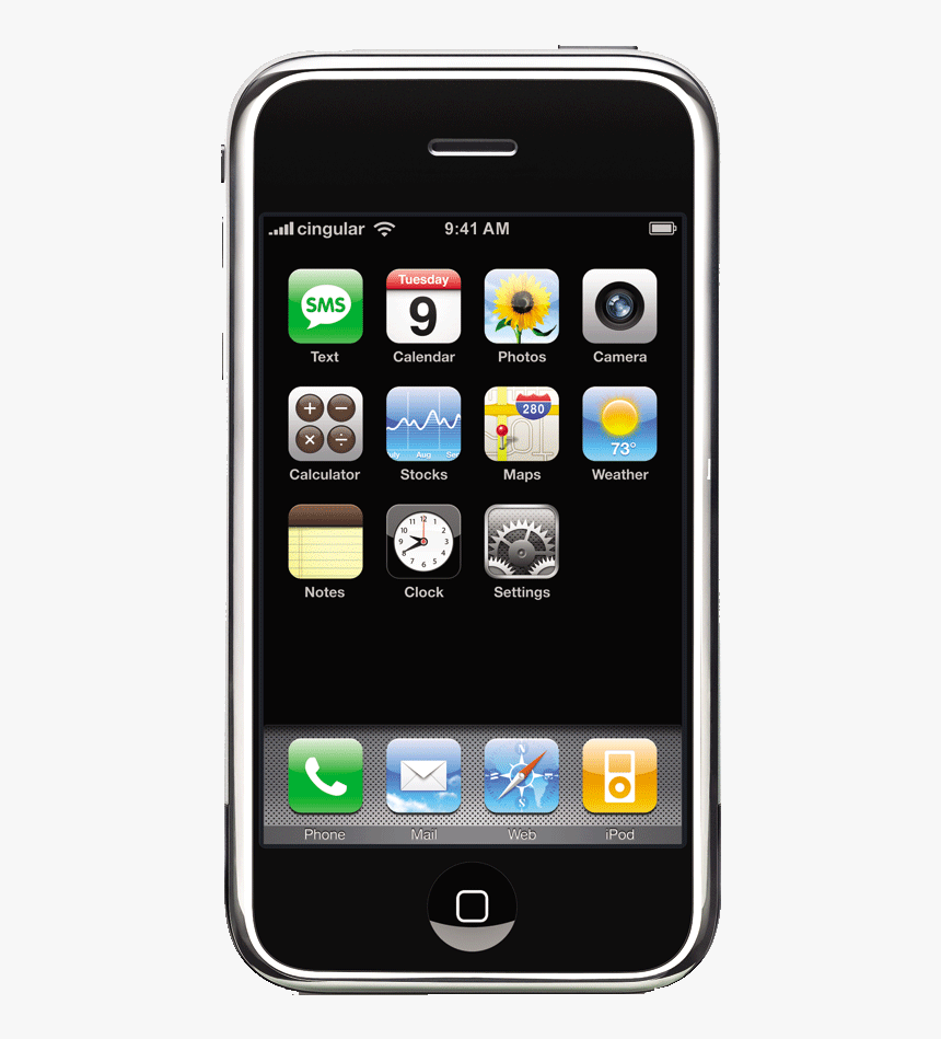 Apple Iphone - Apple Releases The Iphone, HD Png Download