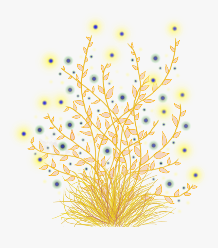 Flowers Design Clipart Gold, HD Png Download