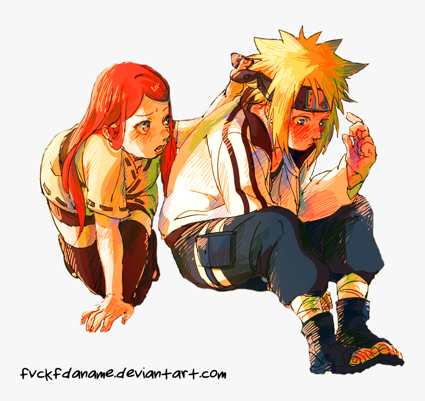 Minato And Kushina Fan Art, HD Png Download