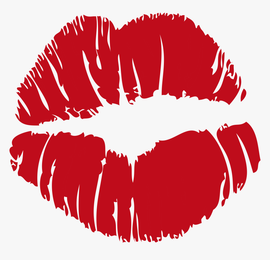 Clip Art Red Kiss Clipart - Lips Clip Art, HD Png Download
