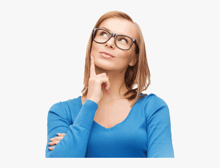 Uae Assignment Help - Business Woman Thinking Png, Transparent Png