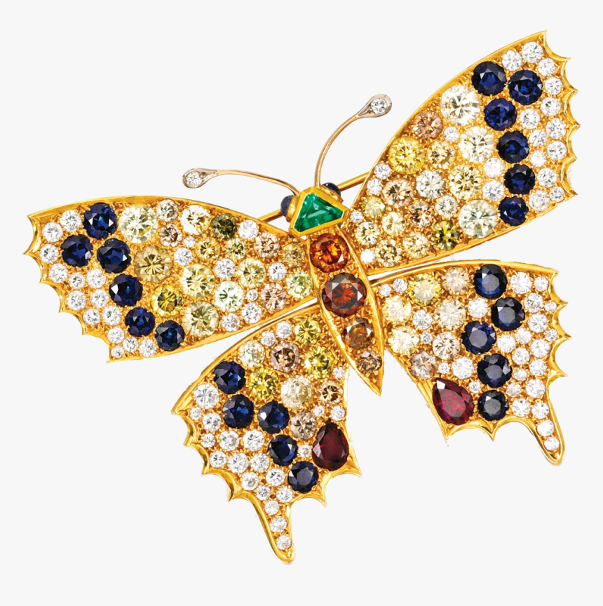 Gold Butterfly Png, Transparent Png