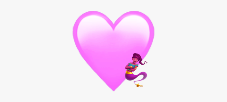 #heart #iphone #emoji #emojisticker #pink #pinkheart - Heart, HD Png Download
