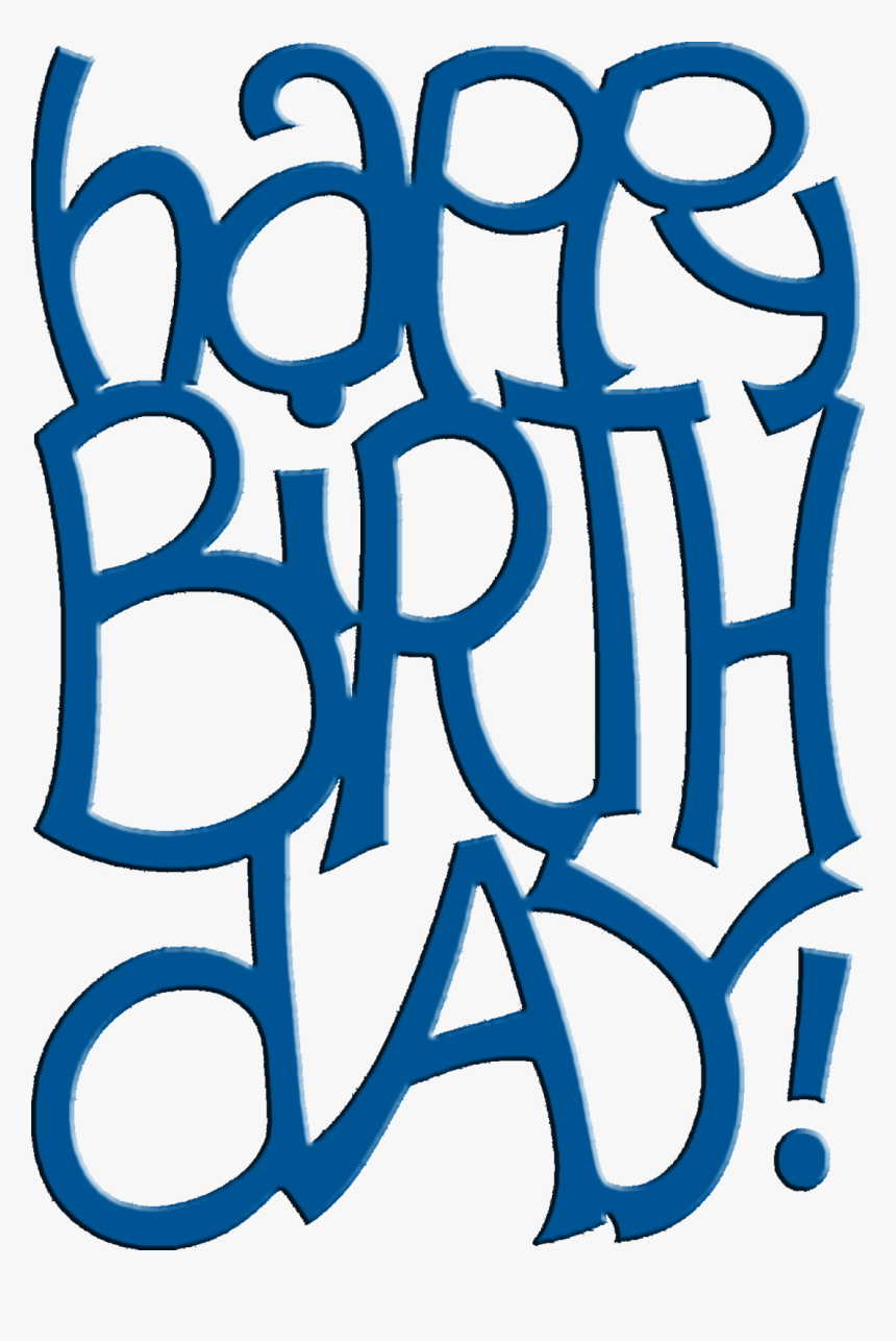 Happy Birthday Text, HD Png Download