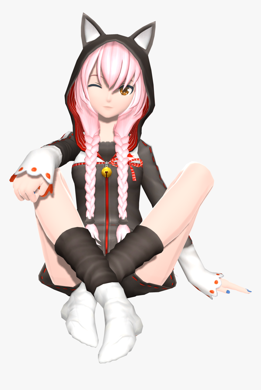 Luka Kitty Ears Hoodie, HD Png Download