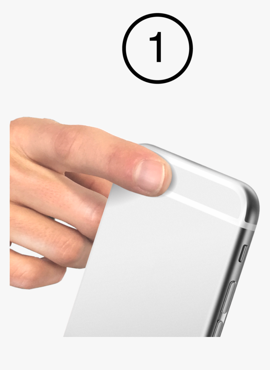 Remove Any Phone Case And Place Right Index Finger - Iphone, HD Png Download
