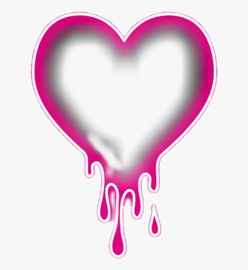 ##heart #neon #love #roseheart #redheart #kiss #cuore - Heart, HD Png Download