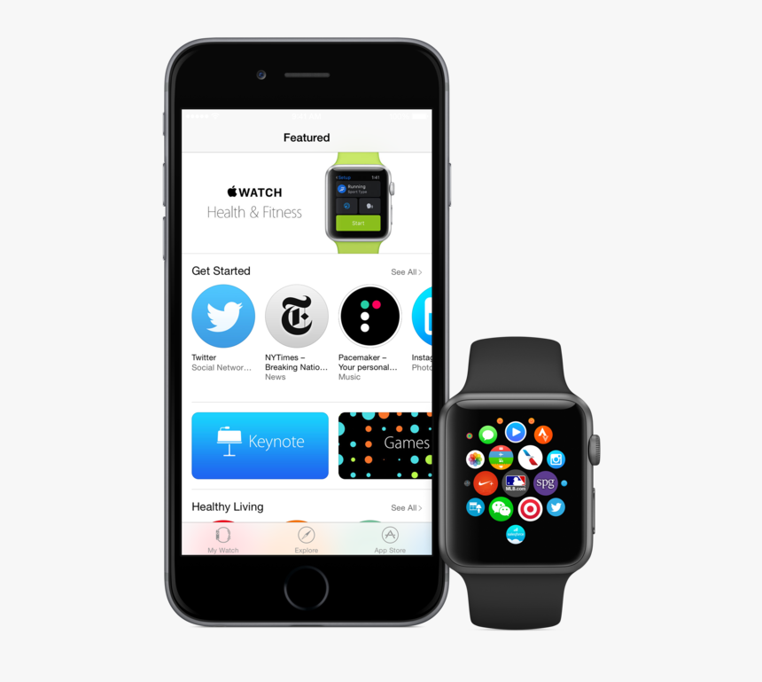 Clip Art App Store Is Now - Apple Watch App In App Store, HD Png Download