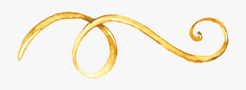 金色彩带飘带, HD Png Download