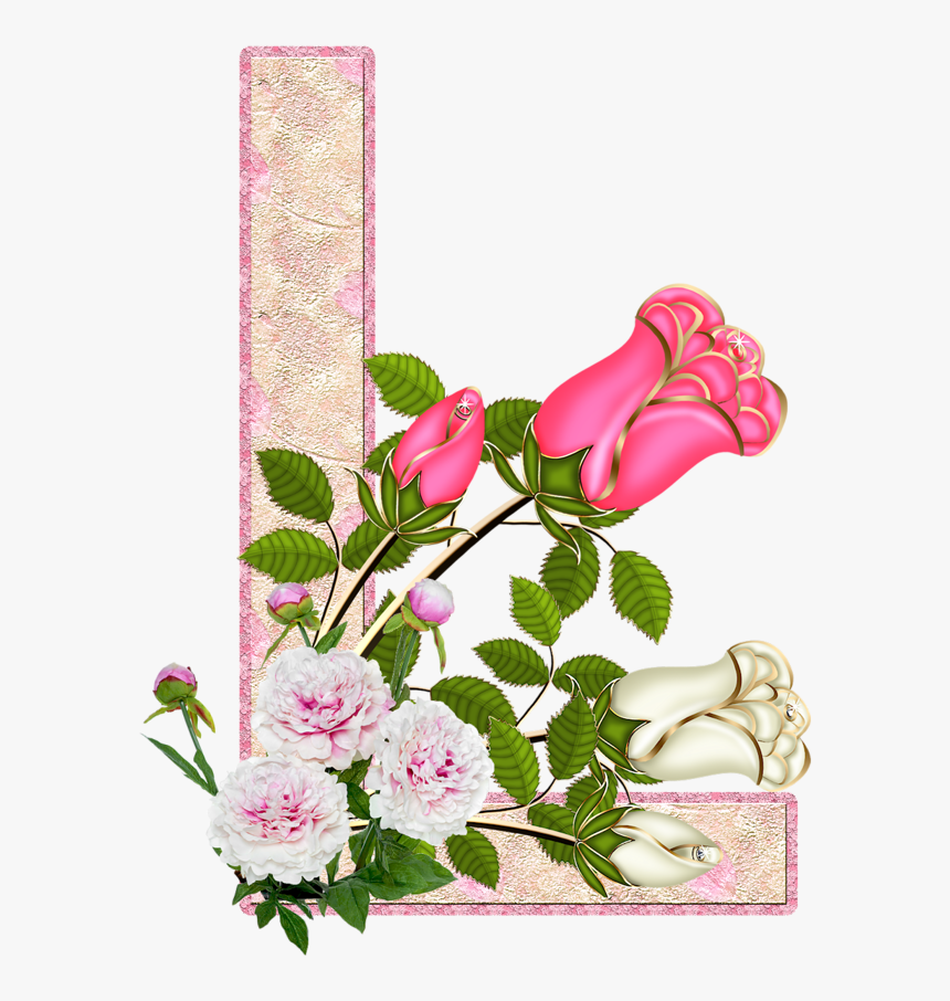 Flores Y Letras Para Decoupage, HD Png Download