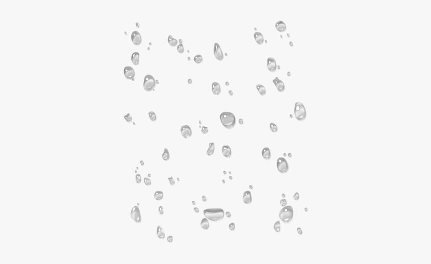 #ftestickers #raindrops - Black-and-white, HD Png Download