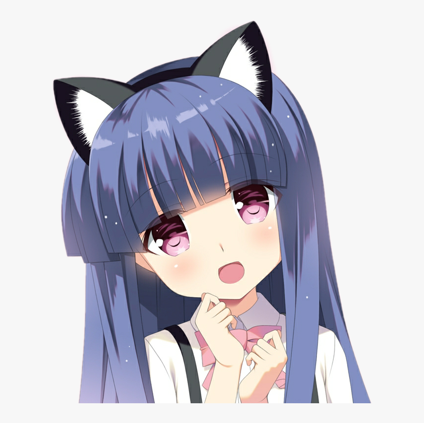 #kawaiineko #nekogirl #animegirl #cute #neko #kawaii - Rika Furude, HD Png Download