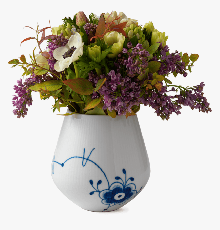 Royal Copenhagen Blue Fluted Mega Vase Medium - Royal Copenhagen Riflet Vase, HD Png Download