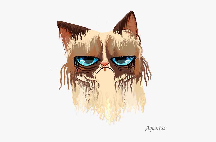 Grumpy Virgo, HD Png Download