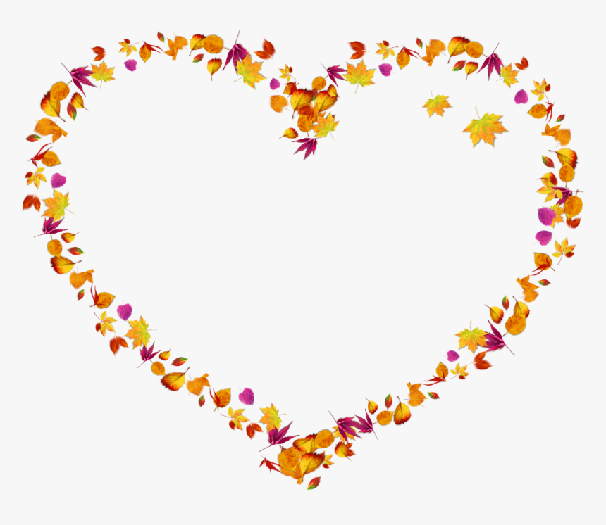 #autumn #september#heart #frame #pictureframe #helloseptember - Floral Design, HD Png Download