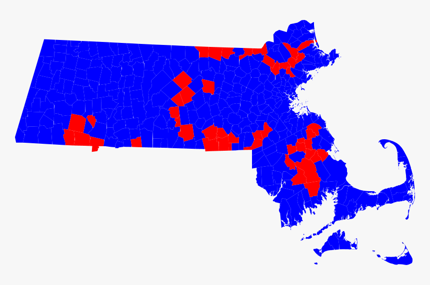 Massachusetts 2016 Election Results, HD Png Download