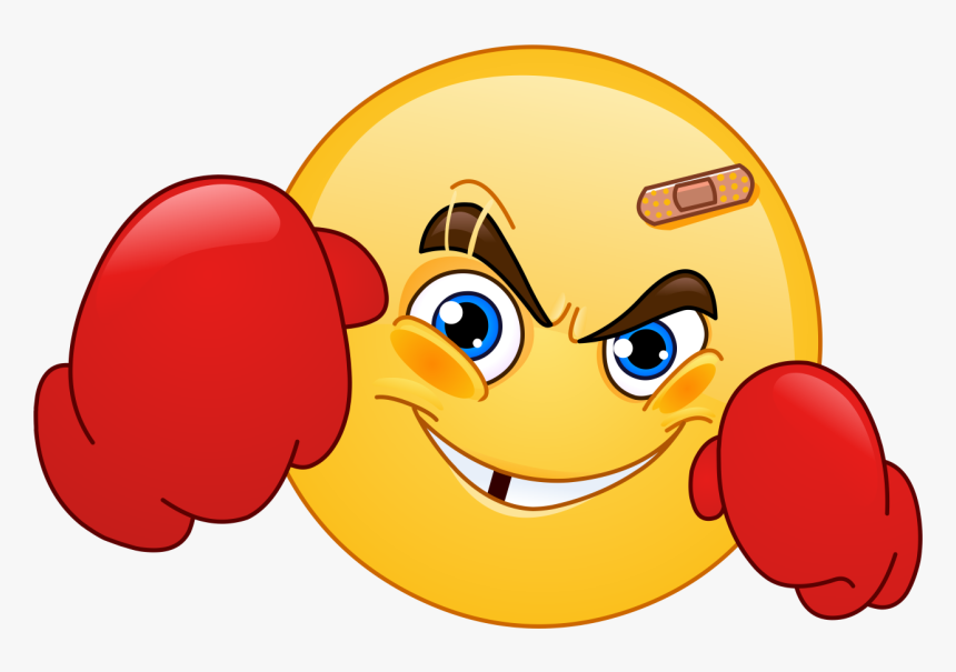 Boxer Emoji 7 Decal Smiley Fight, HD Png Download , Transparent Png
