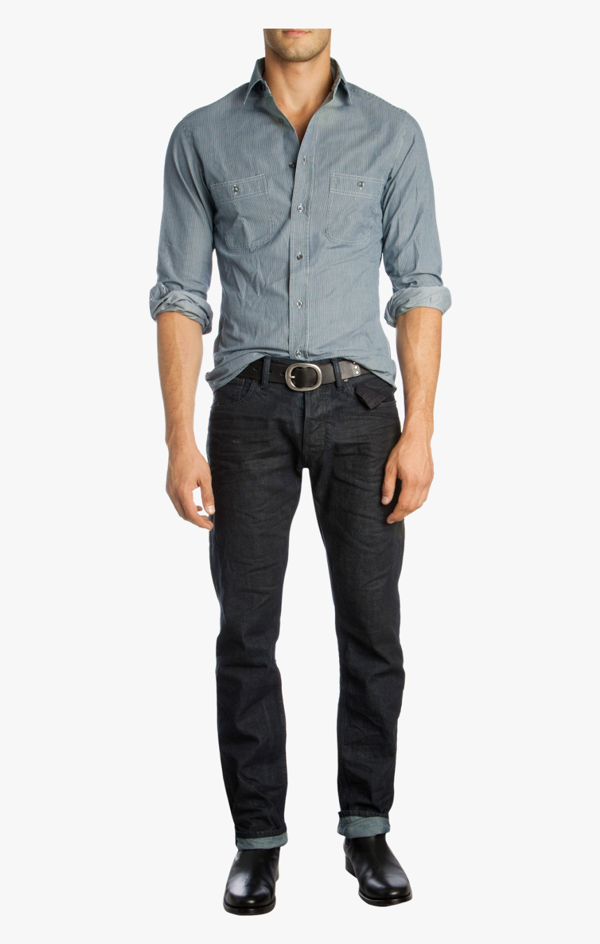 Outfit Con Camisa Fajada, HD Png Download