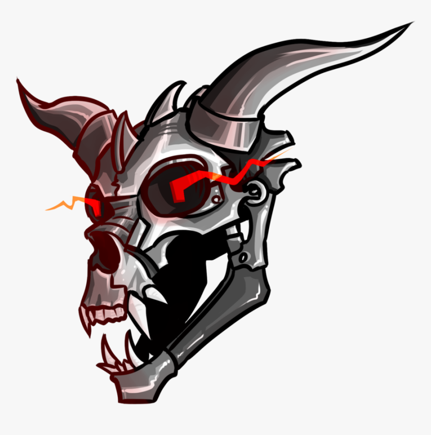 A Disembodied Robot Head - Robot Wolf Art, HD Png Download