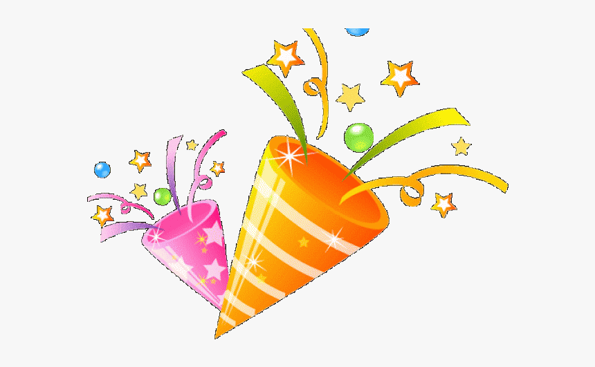 Party Poppers Transparent Background, HD Png Download
