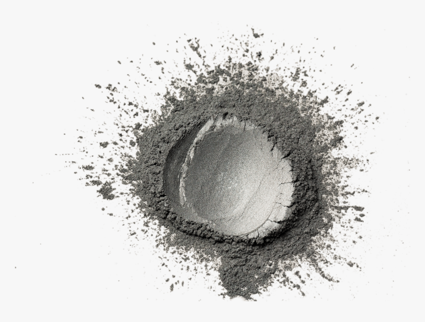 Powder - Silver Grey - Metallic Paint - Water Based - Close-up, HD Png Download