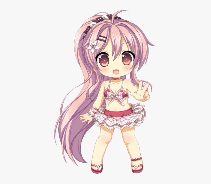 Anime Chibi Bikini, HD Png Download