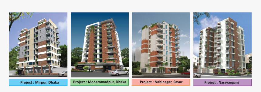 High Rise Residential Building In Bangladesh, HD Png Download