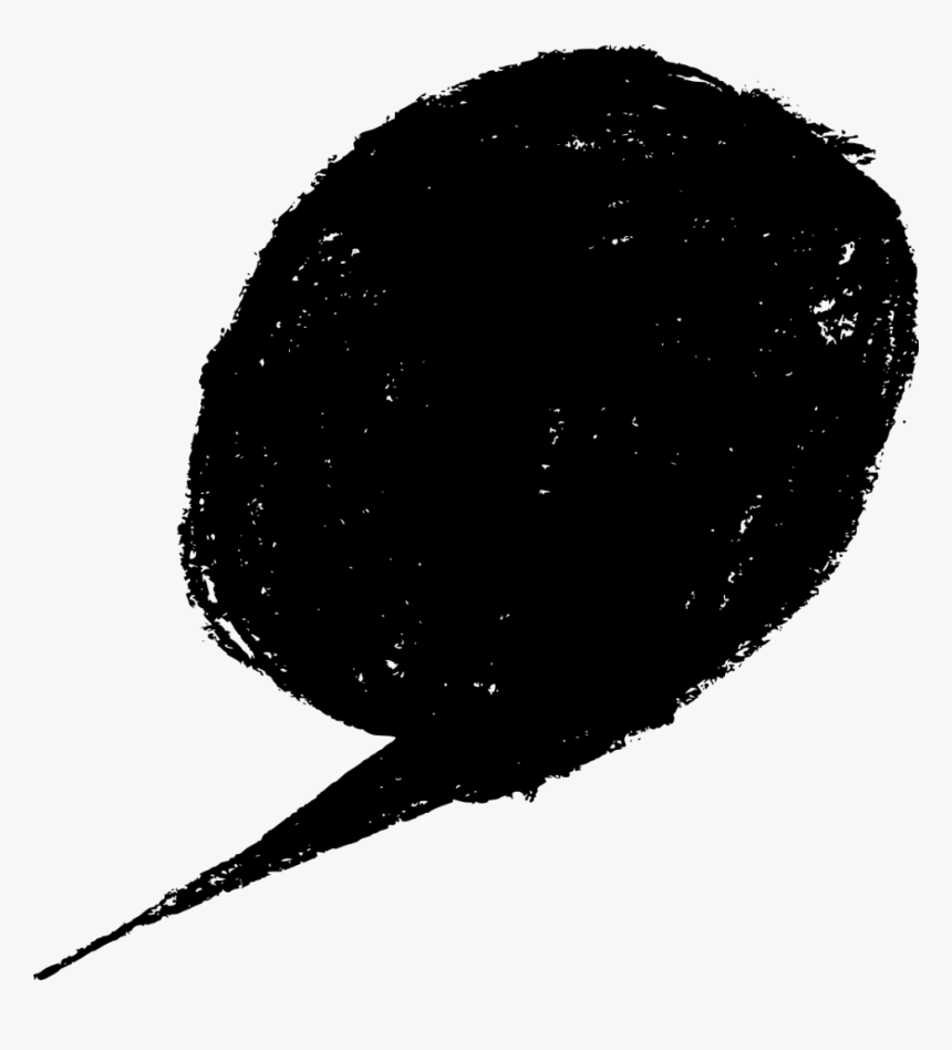 Speech Bubble Brush Png, Transparent Png