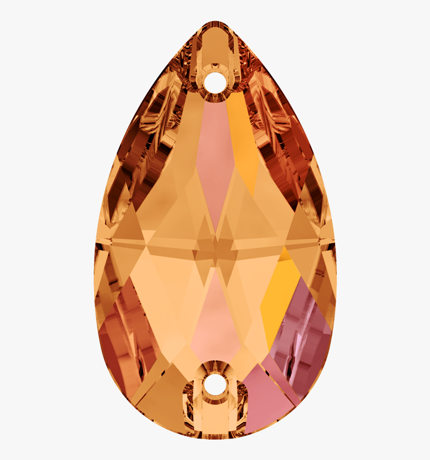 3230 Swarovski Drop Sew-on Stones, Crystal Astral Pink - Swarovski 3230 Golden Shadow, HD Png Download