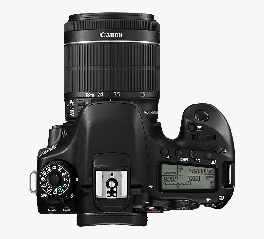 Canon Eos 80d 18 55, HD Png Download