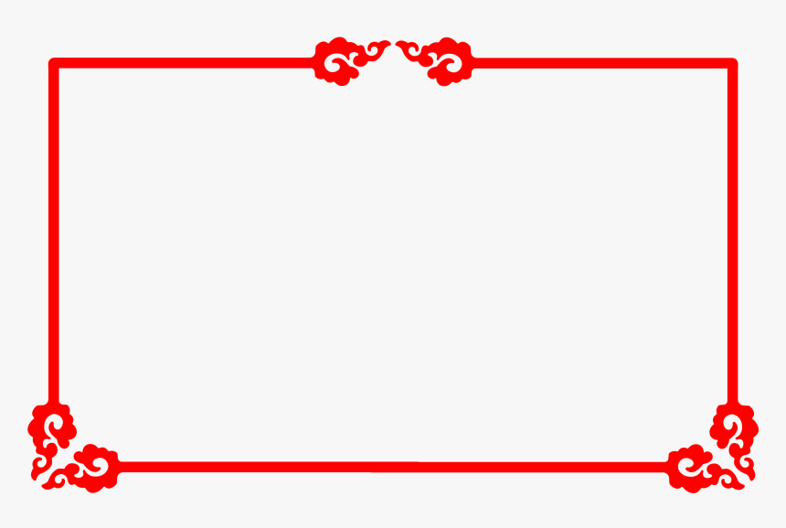 红色三角花纹边框插画图片 - Beanery Coffeehouse & Eatery, HD Png Download