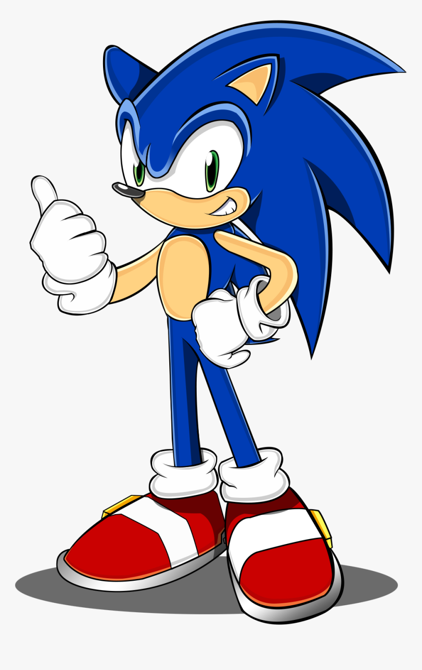 Sonic The Hedgehog New Design, HD Png Download