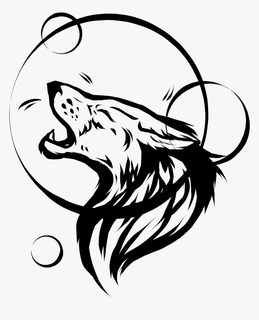 Howling Tattoo Weasyl - Tattoo Designs No Background, HD Png Download